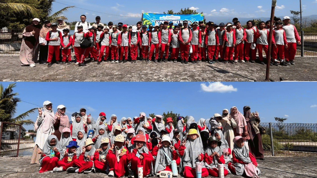 Serunya Belajar di Luar Kelas, Santri SD Quba Jelajahi Akuakultur hingga Water Fun Games