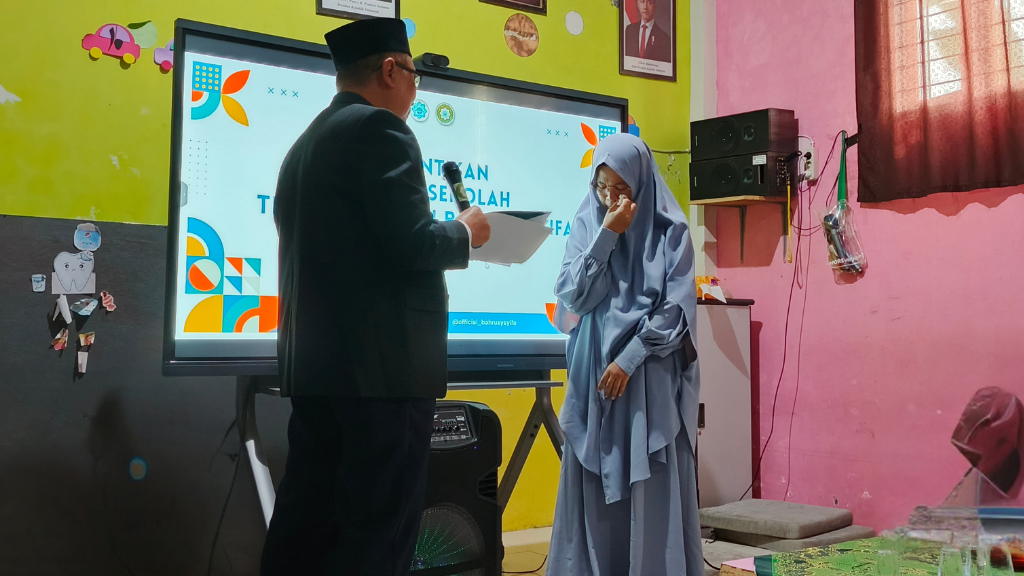 Pelantikan Kepala Sekolah TK TAAM Qur’an Bahrusysyifa’