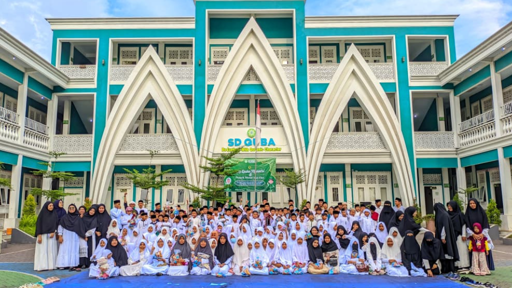 SD Quba Nyantri dan praktik sholat idul fitri